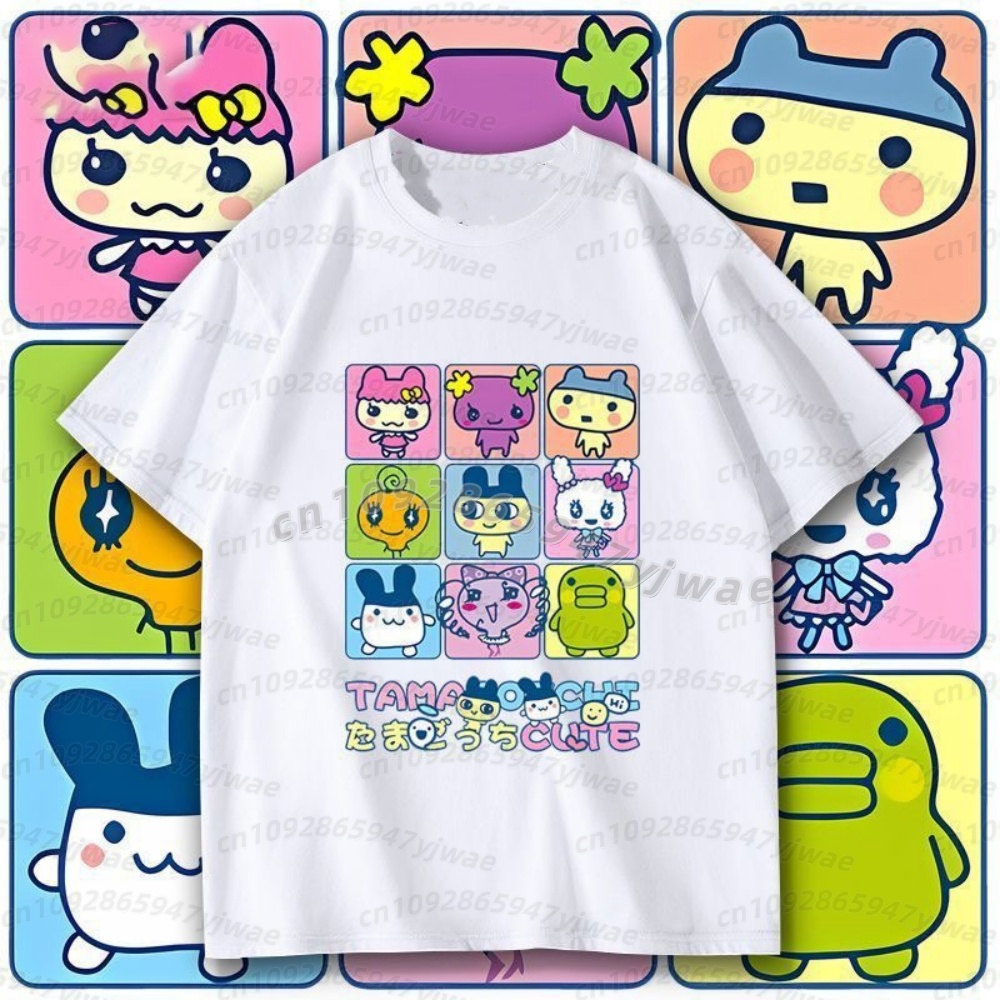 Summer Clothing For Young Men - 2026 Summer men t-shirt Japan Tamagotchi