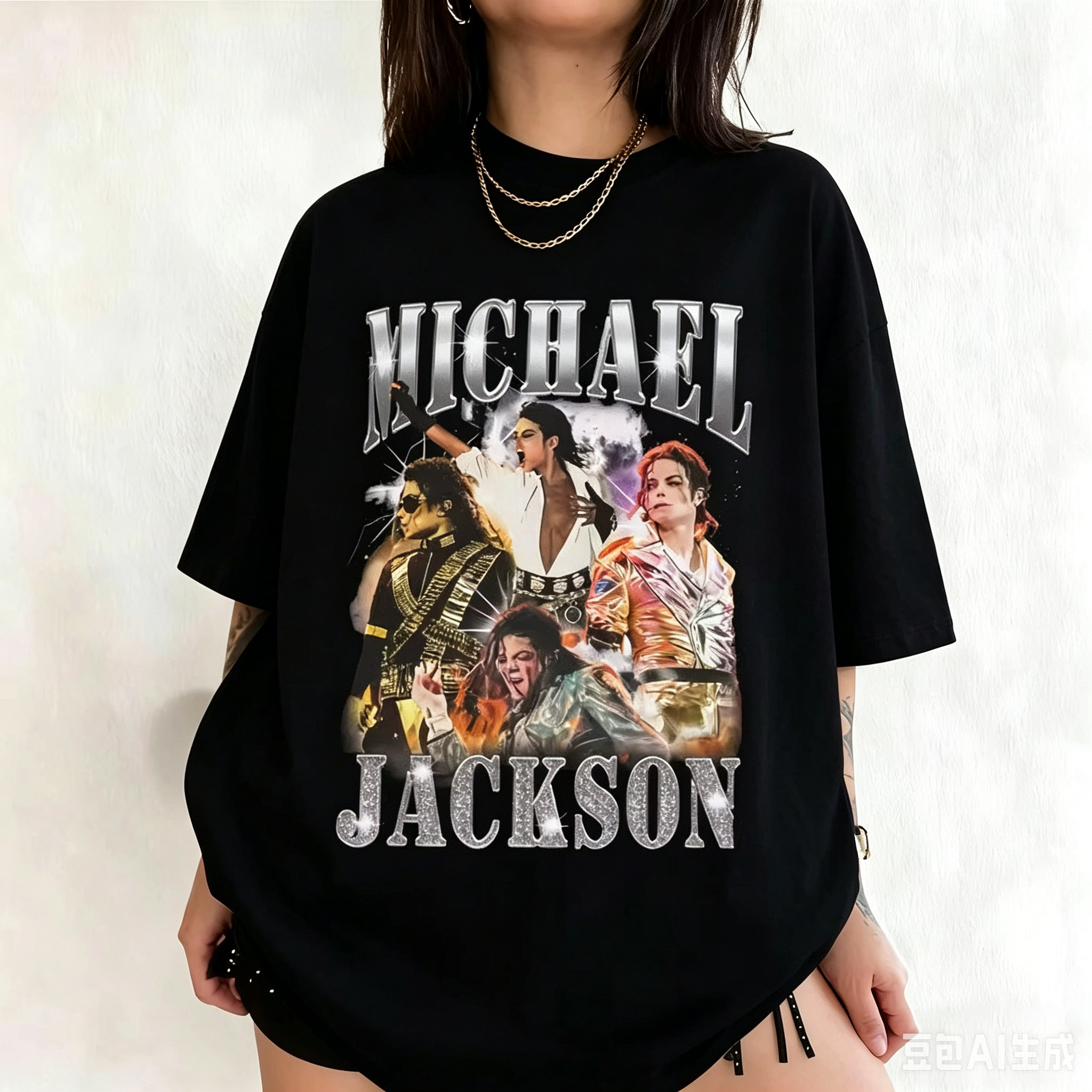 Summer Goth Clothing - 2026 Summer Classic Vintage Michael Jackson