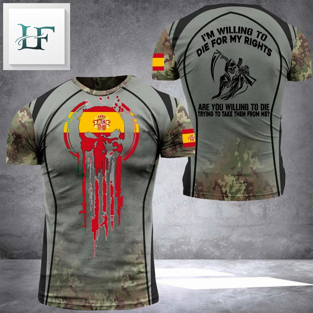 Summer Clothing In Spanish - New Fashion Spanish Army Men's T-Shirt