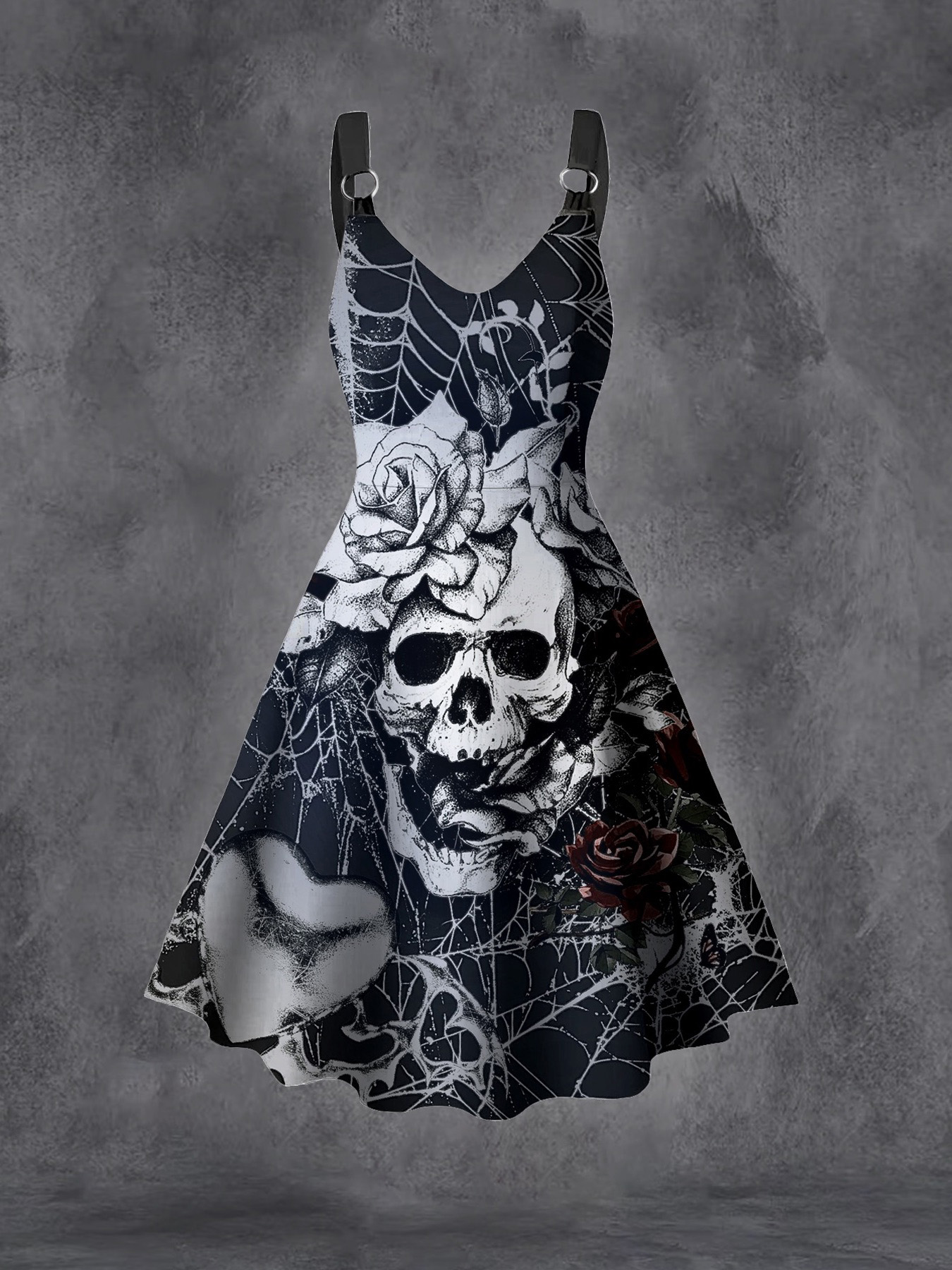 Summer Goth Clothing - Plus Size Goth Punk Dress Women