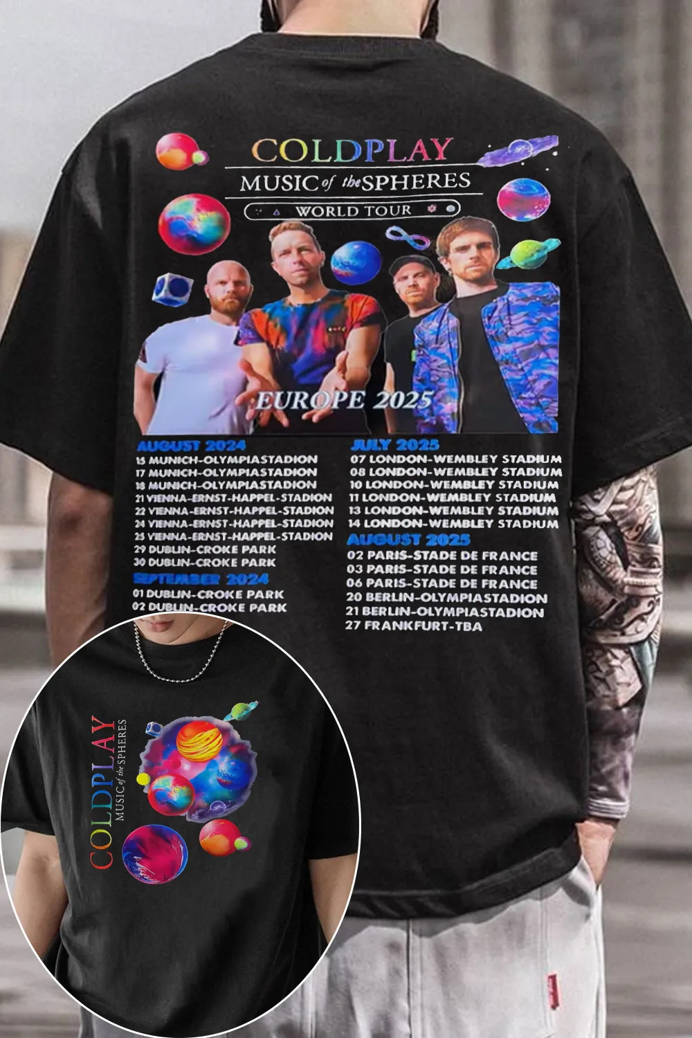 Summer Clothing Uk Men - Uk Band Cold-plays TShirt Mens Womens