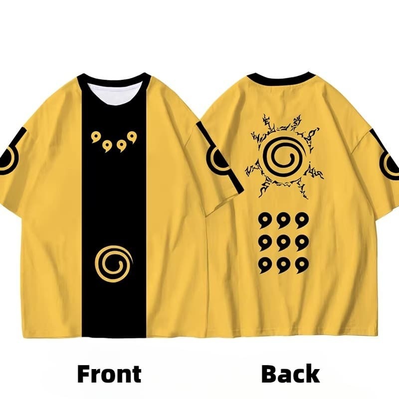 Japanese Summer Clothing Men - Naruto Anime Summer Short Sleeve T-Shirt