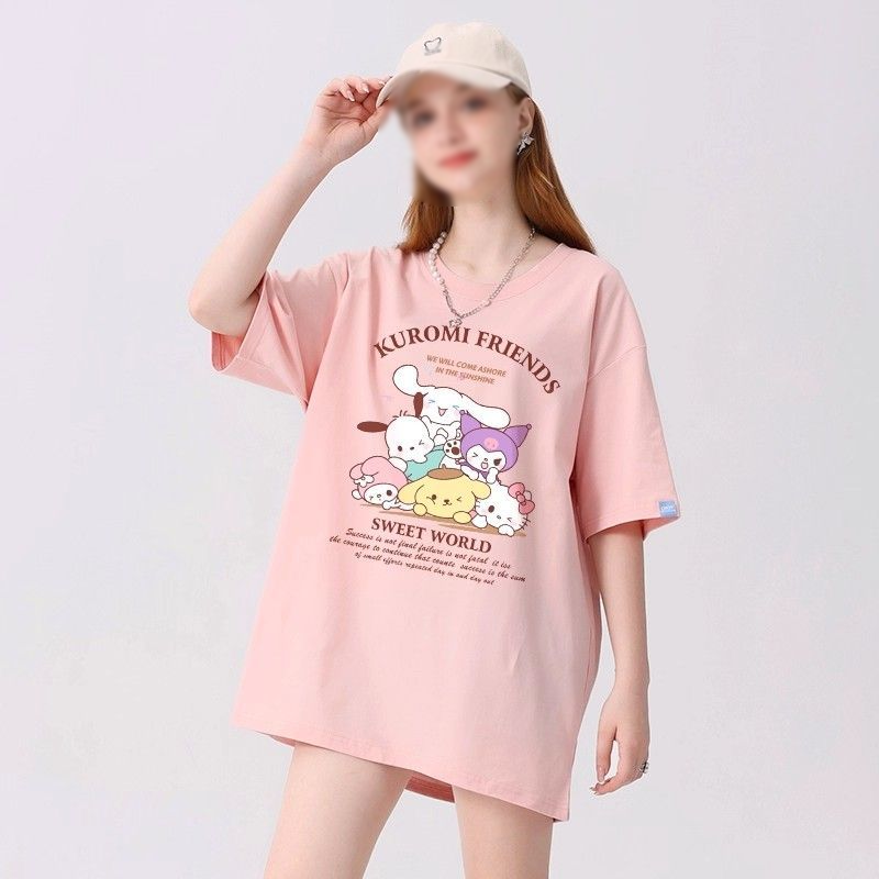 Summer Clothing Cheap - Sanrio Cinnamoroll Yk2 T-Shirts Women Cotton