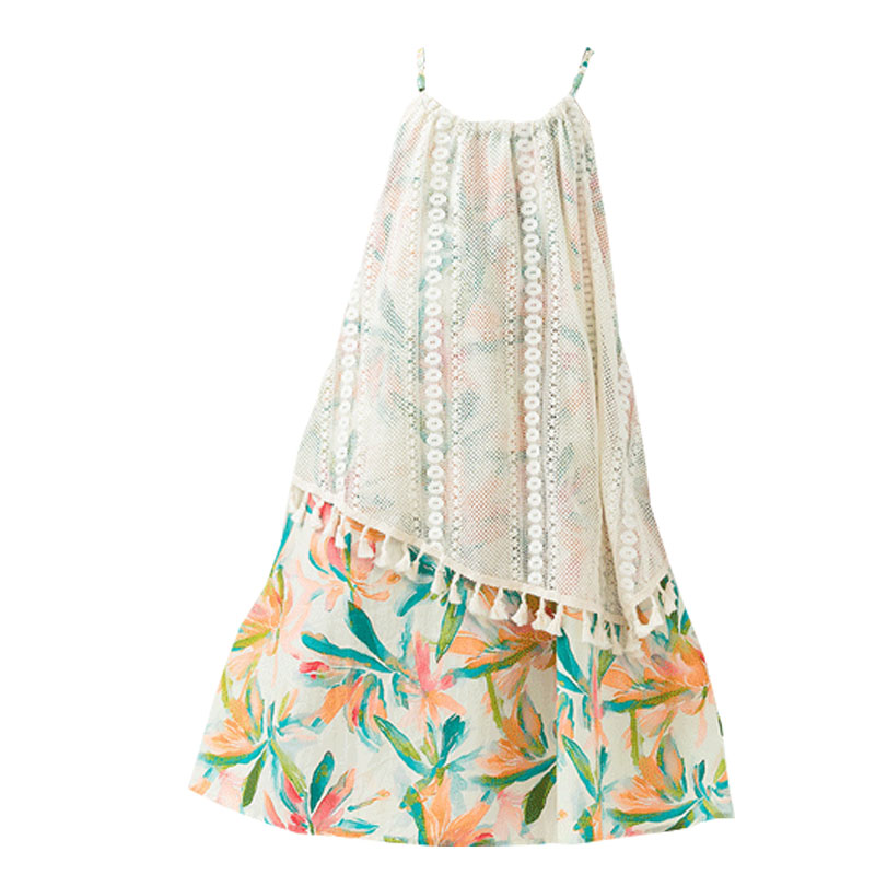 Tassels Girls Casual Dresses S - Summer Clothing Drawing For Kids review and price