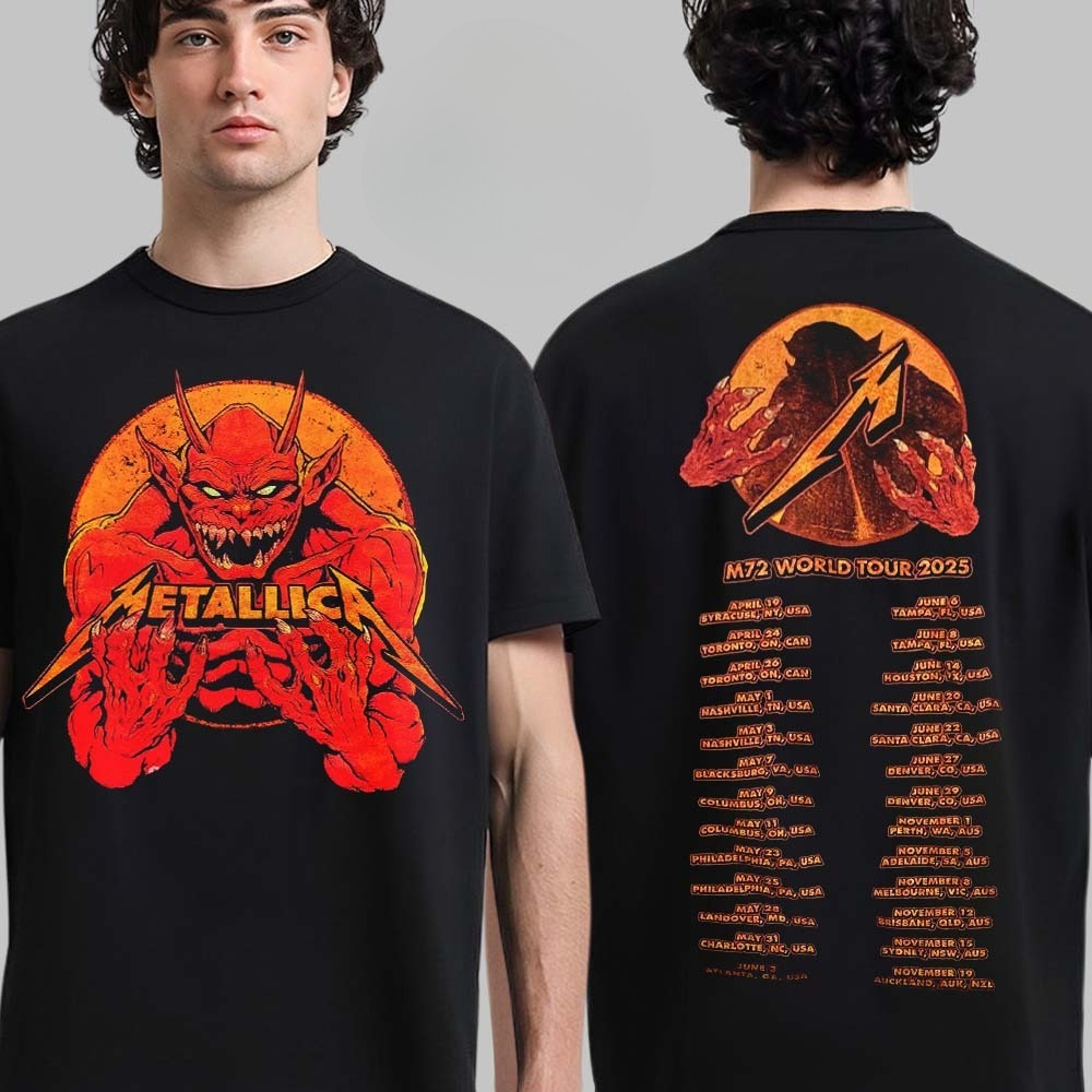 Metallica M72 World Tour Retur - Summer Clothing Europe review and price