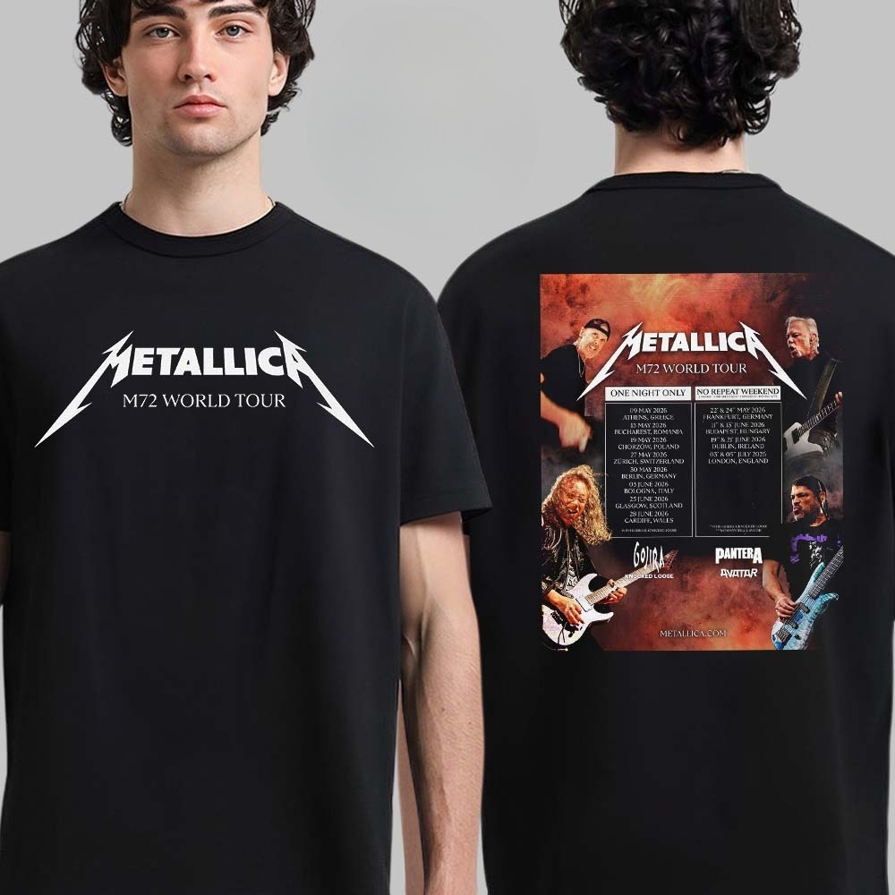 Metallica M72 World Tour Retur - Summer Clothing Europe review and price