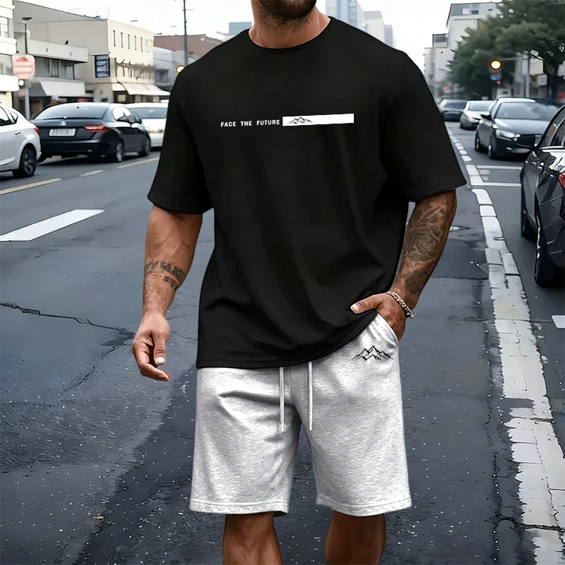 Fashion Mens T-Shirt Tracksuit - Summer Clothing Men Fashion review and price