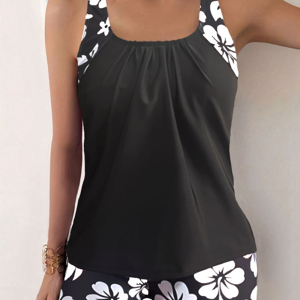 Woman Tankini With Shorts Swim - Halter Neck Top review and price