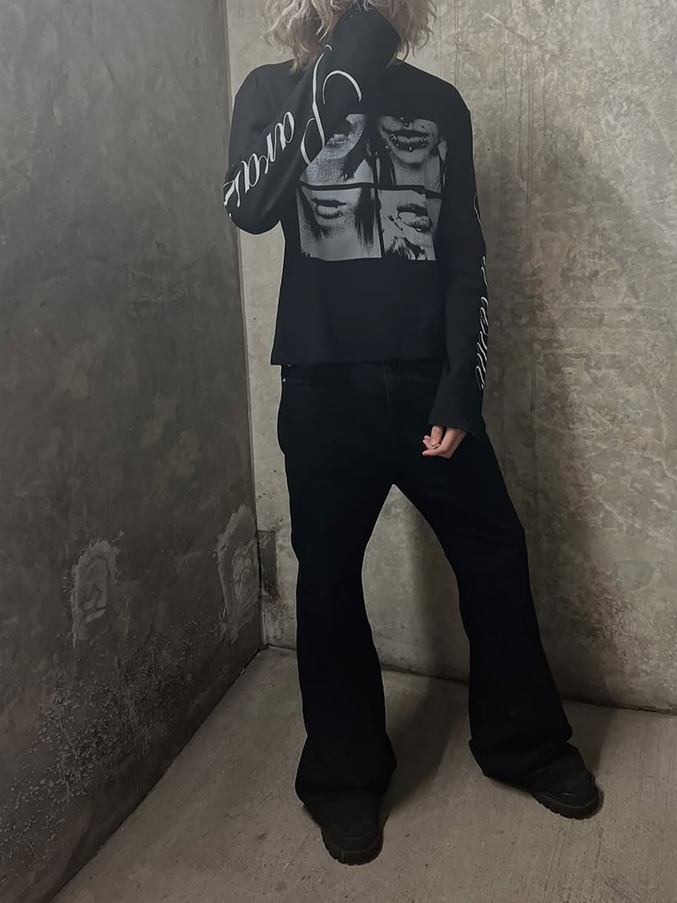Dark style street punk unisex  - Summer Clothing Trends review and price