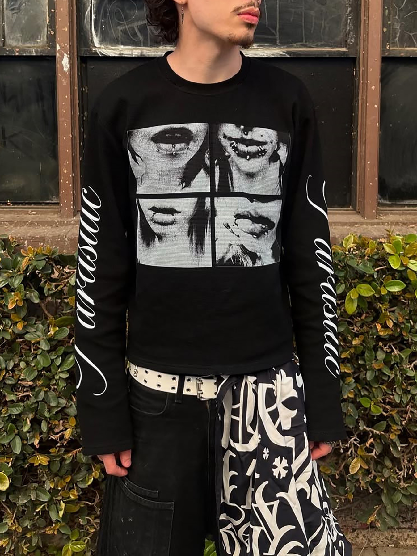 Dark style street punk unisex  - Summer Clothing Trends review and price