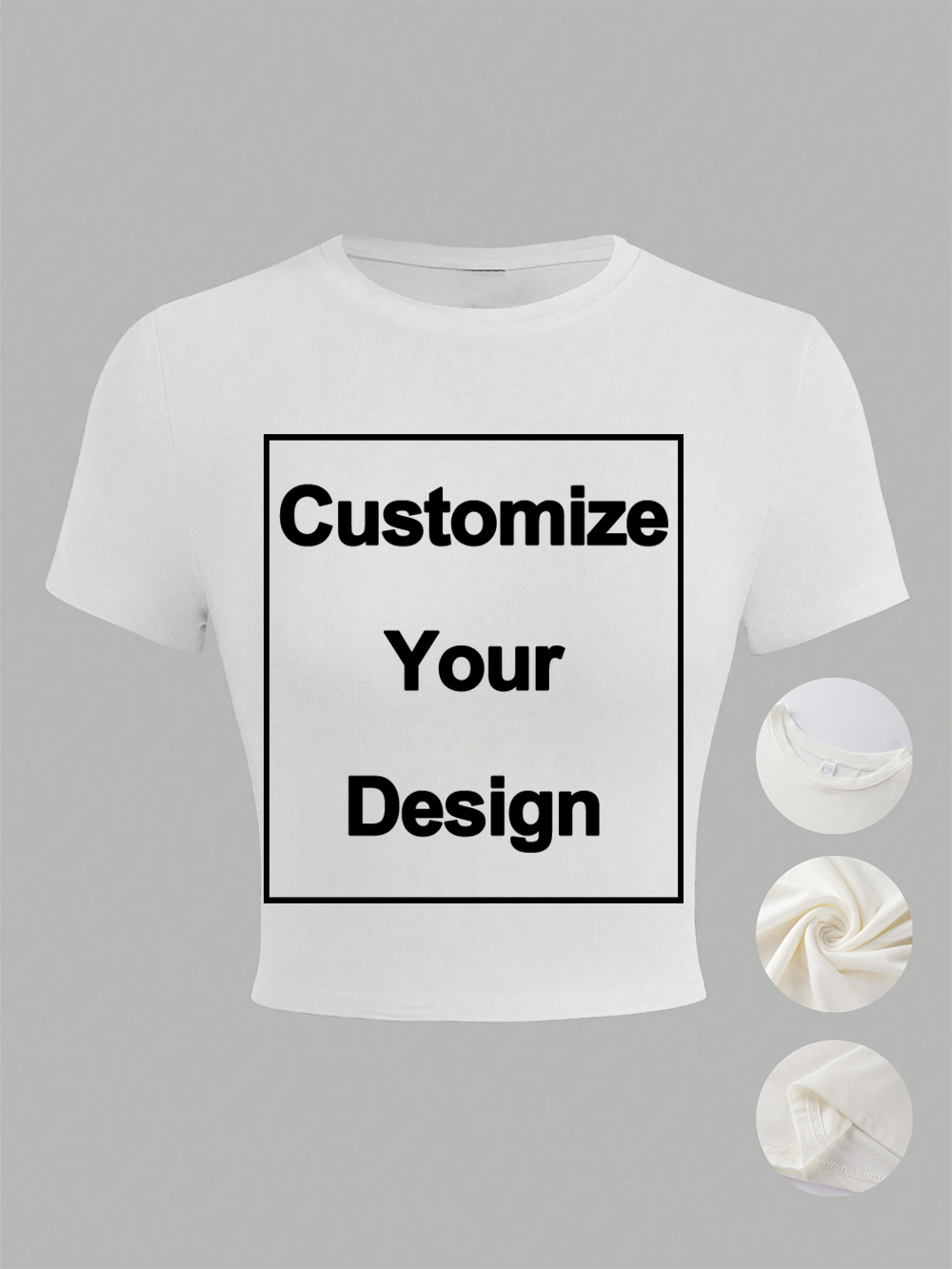 Custom Womens Cotton Crop Tops - Summer Clothing Women Sale review and price