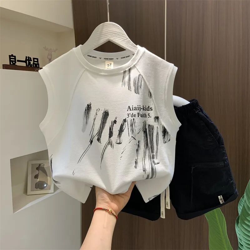 Kids Boys' Tank Top Set Summer - Summer Clothing Drawing For Kids review and price