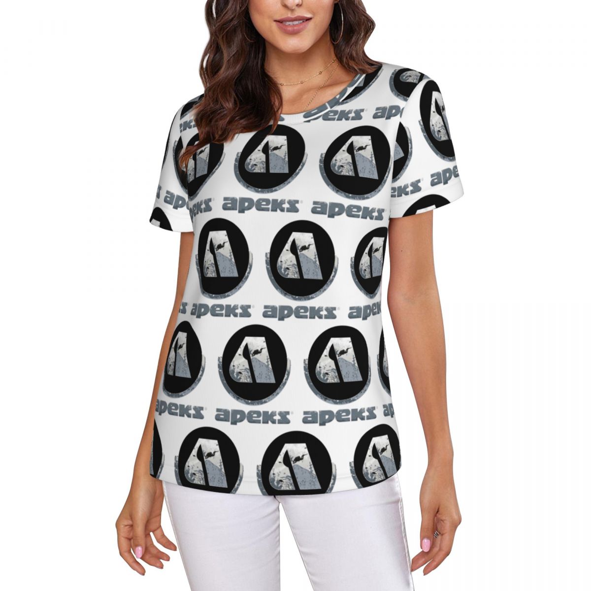 A For Apeks Essential T-Shirt  - Summer Clothing Essentials Women review and price