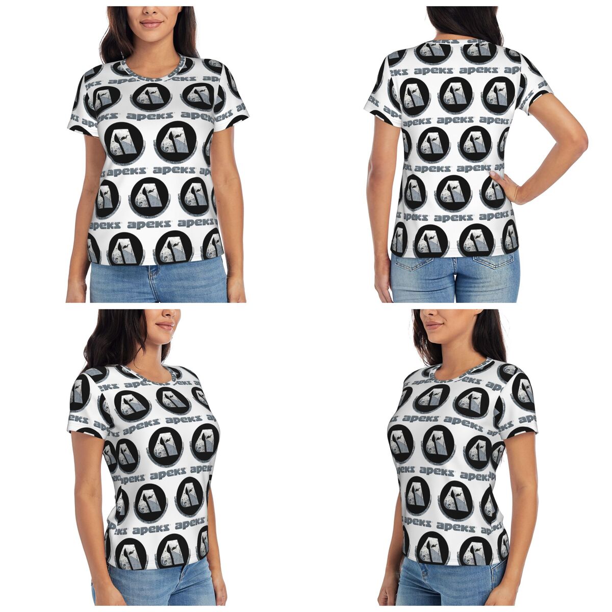 A For Apeks Essential T-Shirt  - Summer Clothing Essentials Women review and price