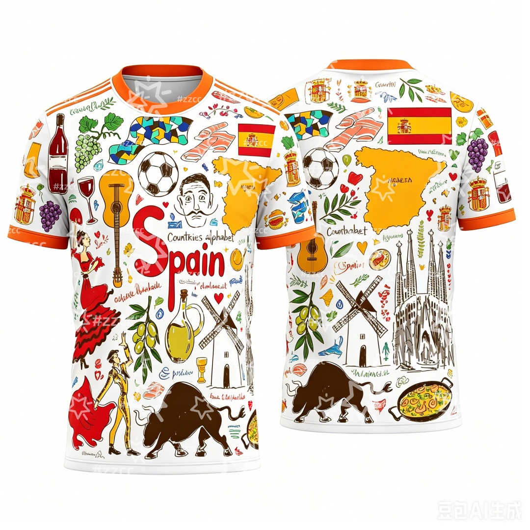 2026 Spanish football jersey S - Summer Clothing In Spanish review and price