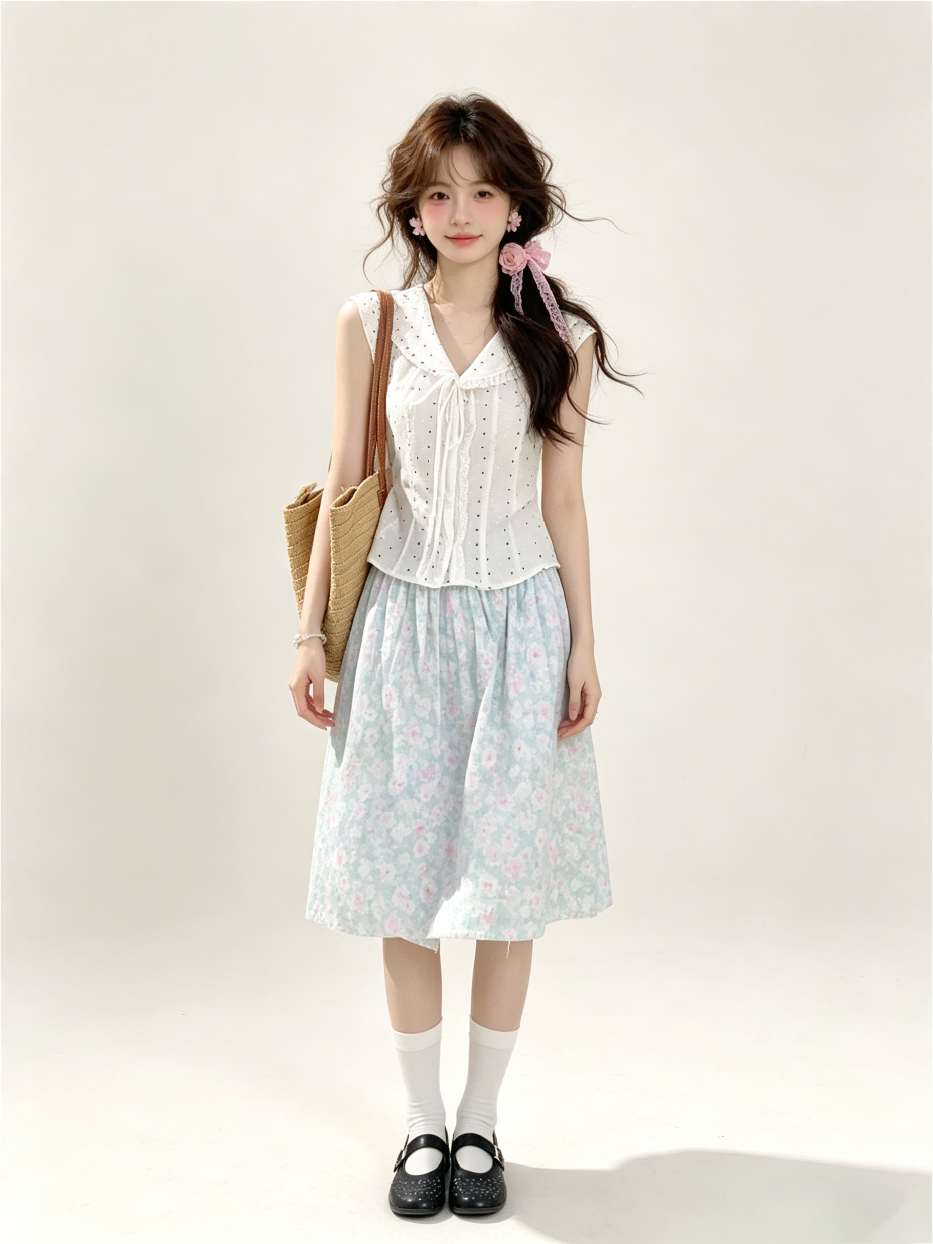 Sweet Style Navy Collar Polka  - Summer Clothing Old Navy review and price