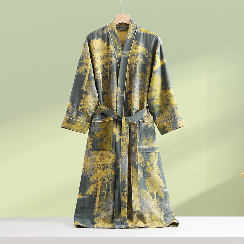 Spring Summer Pure Cotton Doub - Summer Gauze Clothing review and price
