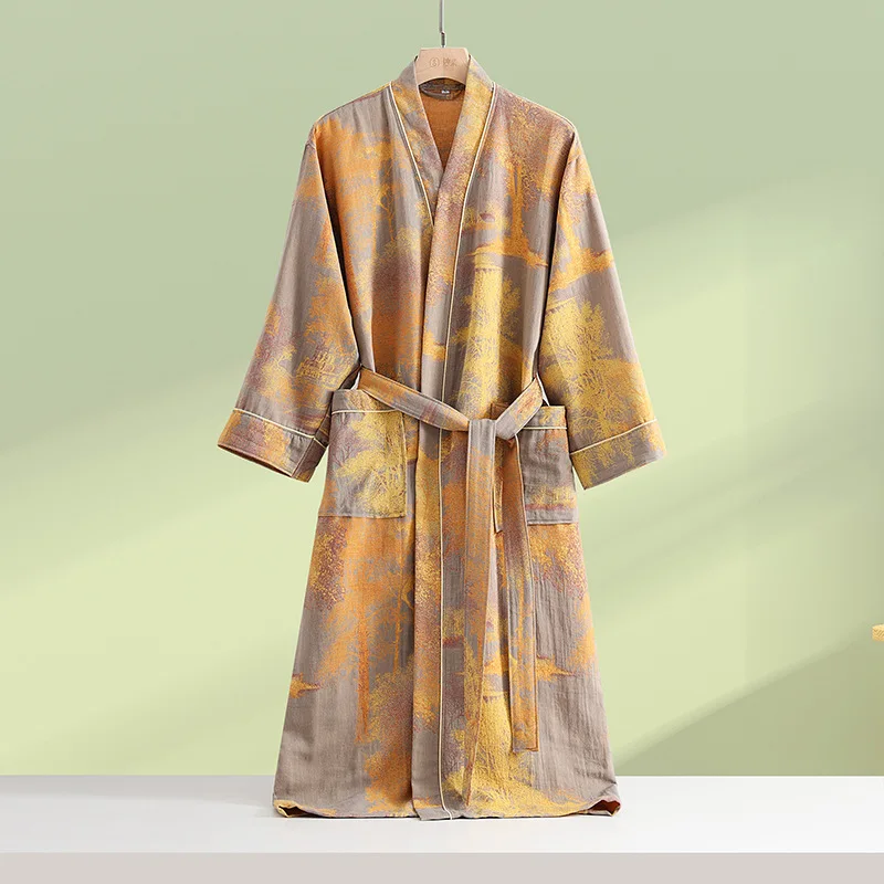 Spring Summer Pure Cotton Doub - Summer Gauze Clothing review and price