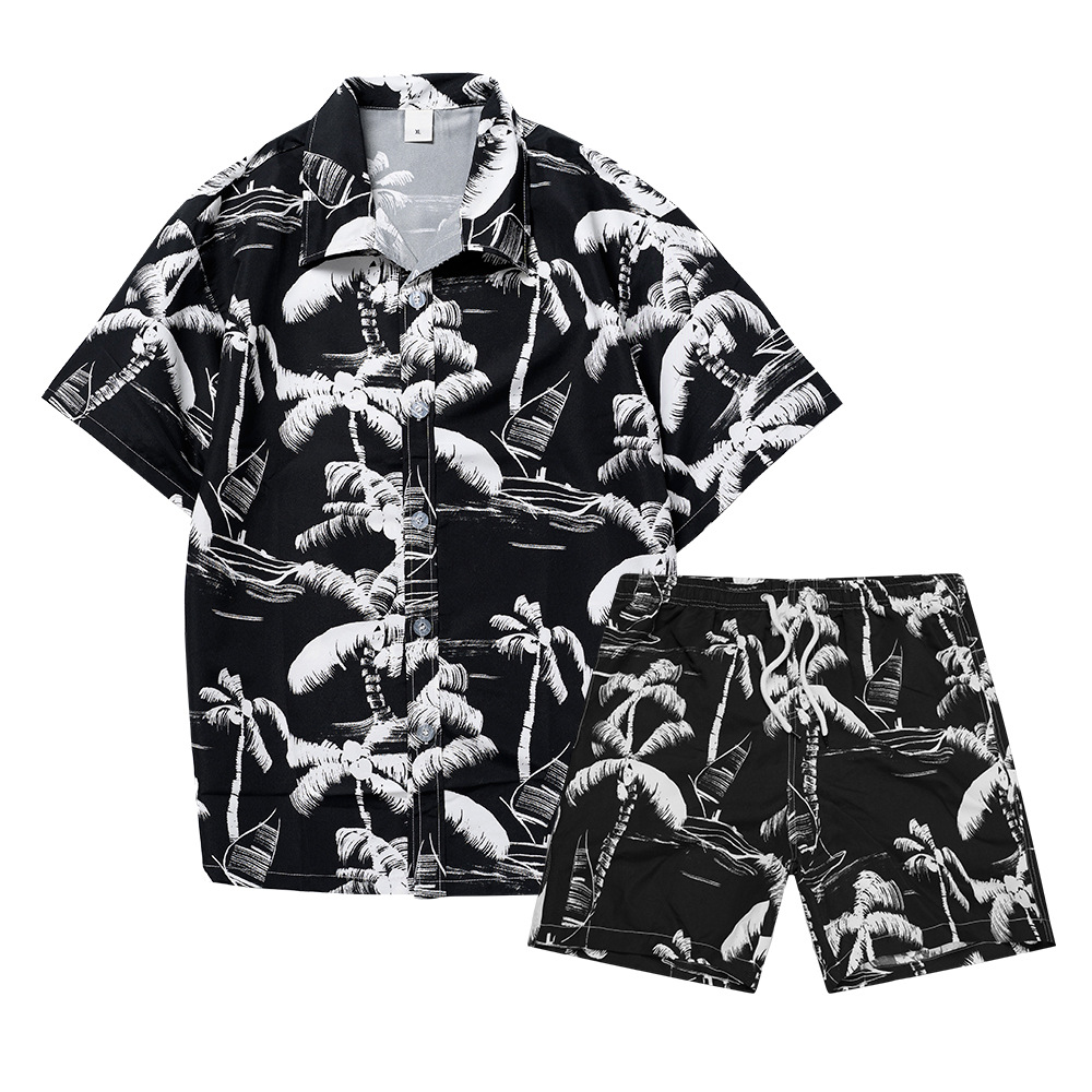 Hawaiian Coconut Tree 3D Print - Summer Clothing Men Fashion review and price
