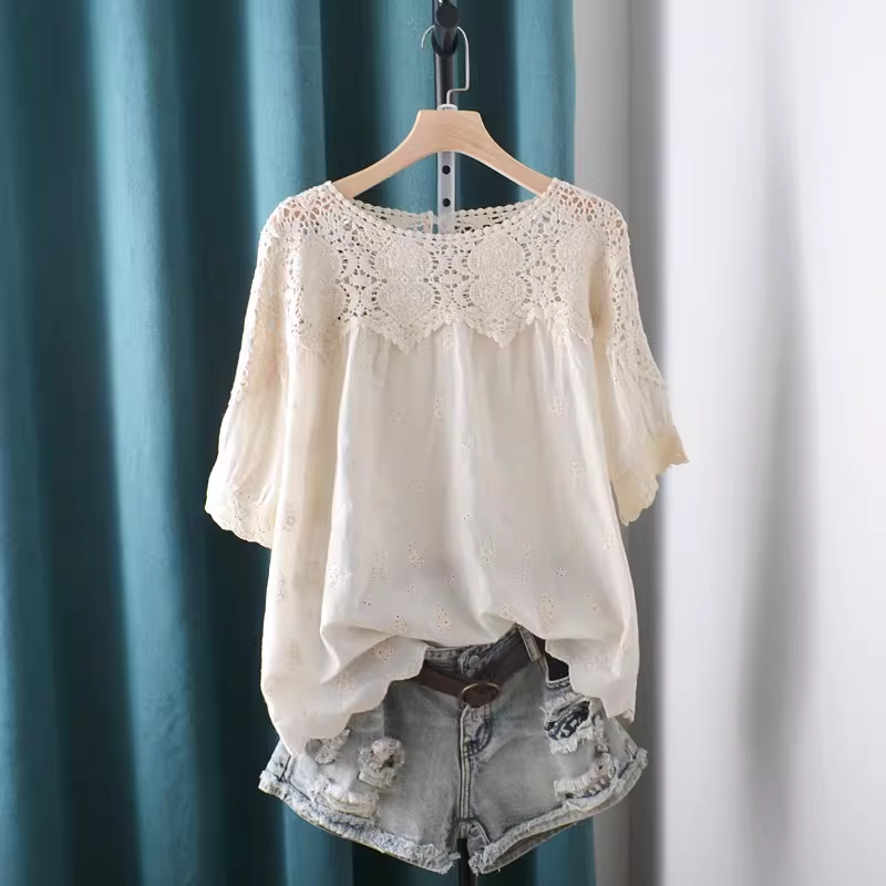2026 Hollow Out Lace Patchwork - Summer Clothing For Japan review and price