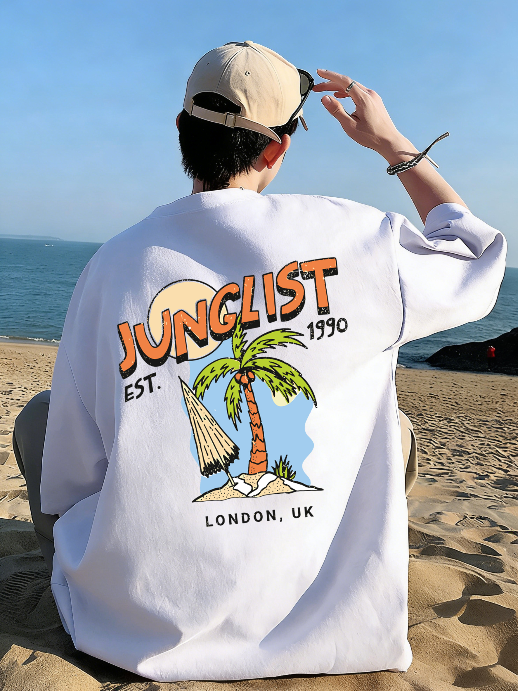 Junglist Est 1990 London Uk De - Summer Clothing Uk Men review and price
