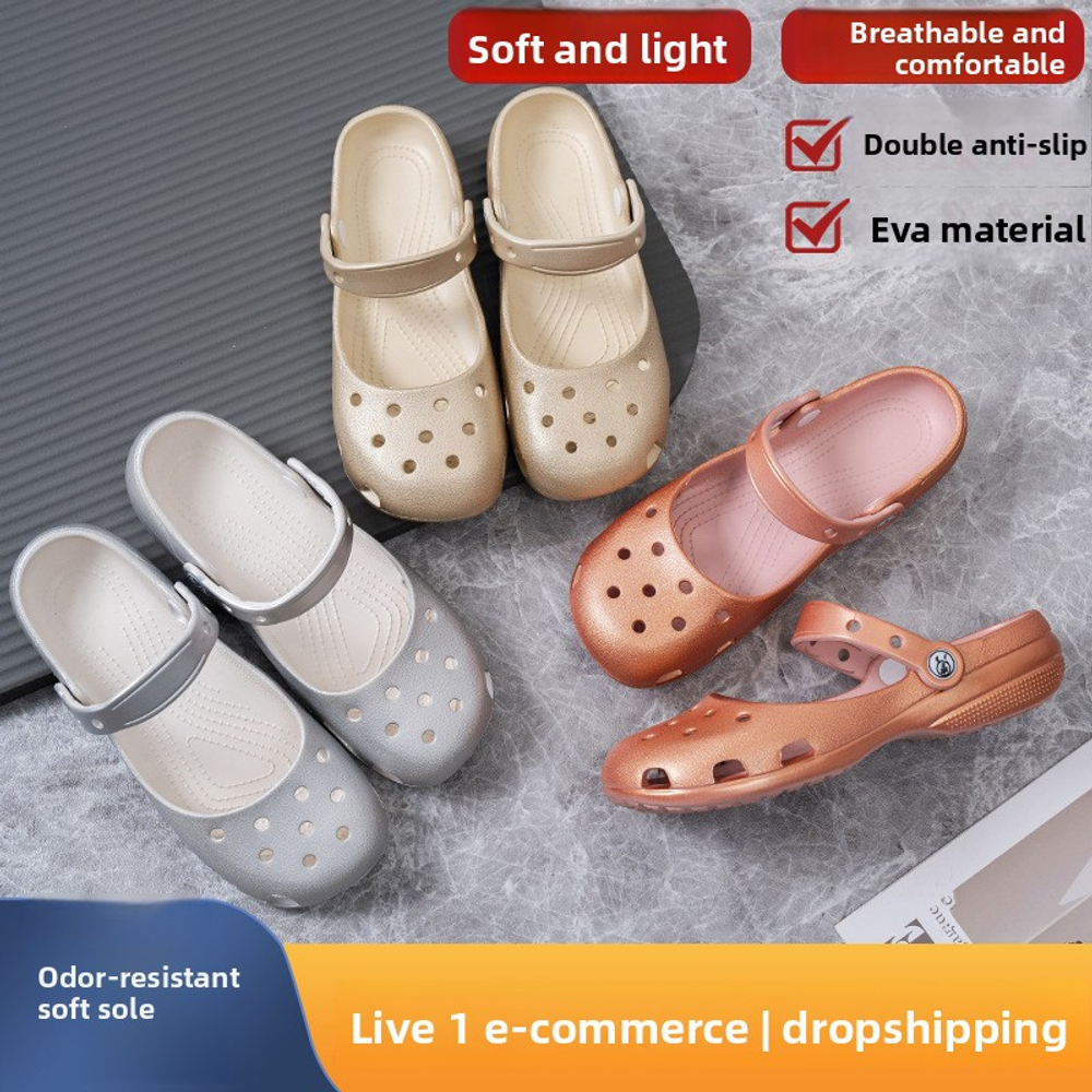 Ballet hole shoes for women in - Summer Clothing Korea review and price