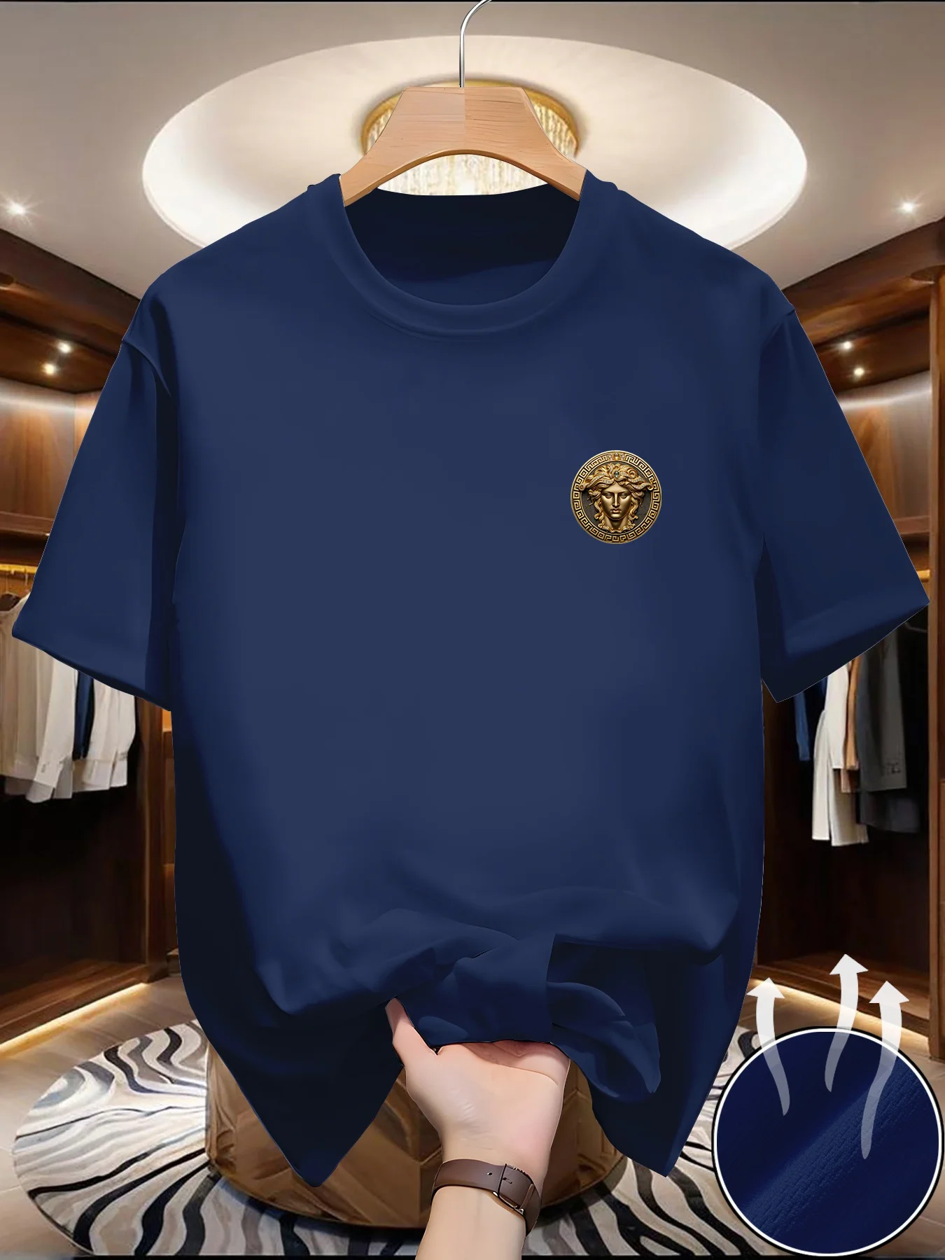 Men's Jewelry Girl Print T-shi - Summer Clothing Europe review and price