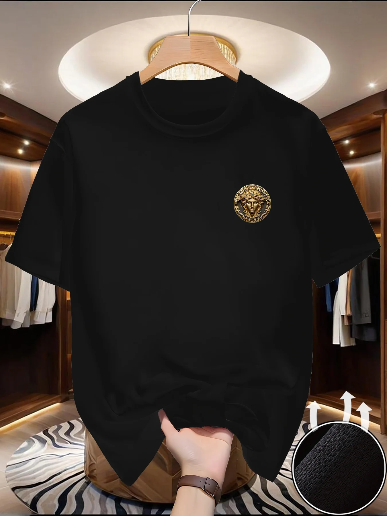Men's Jewelry Girl Print T-shi - Summer Clothing Europe review and price