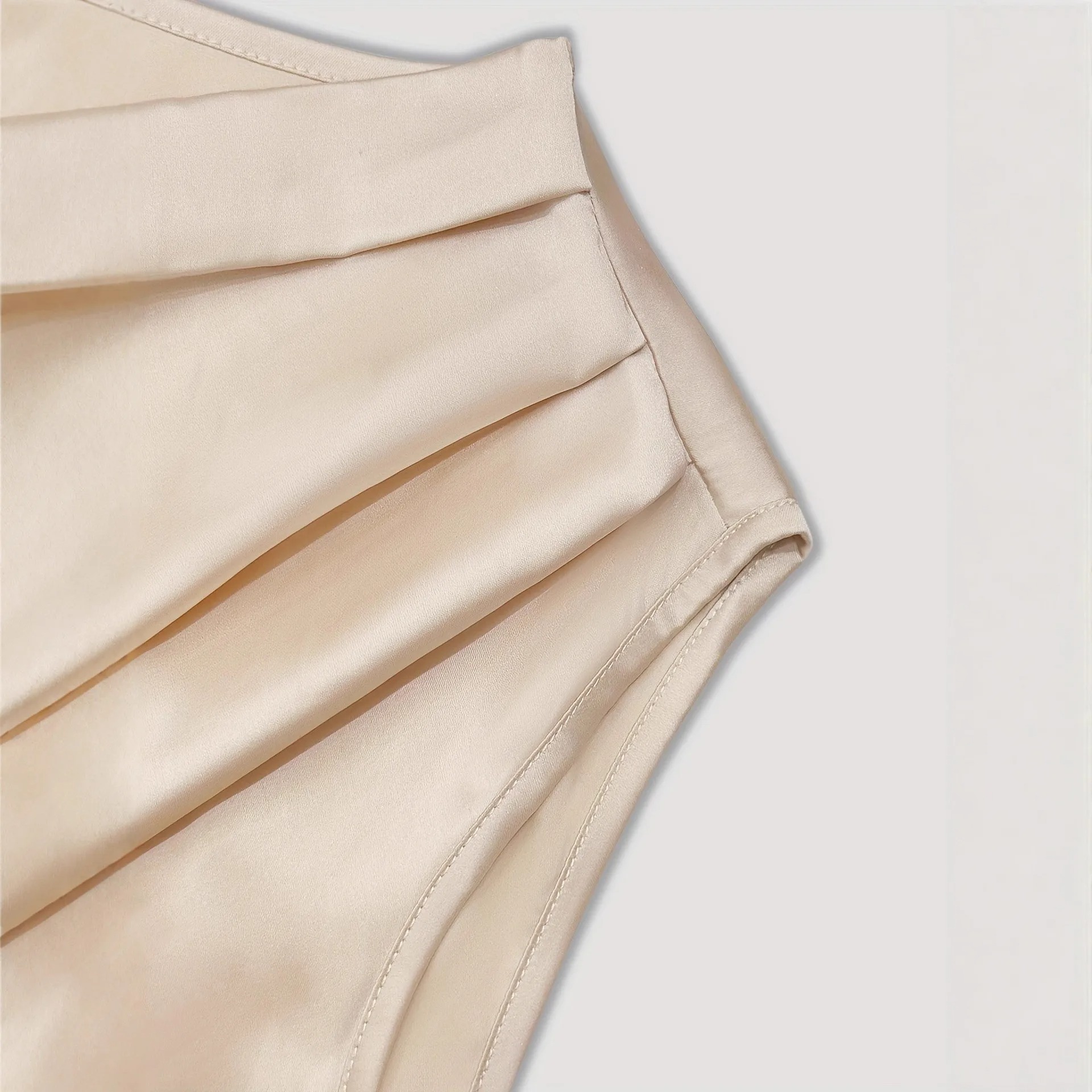 Women Satin Two Piece Set Cowl - Summer Clothing Europe review and price