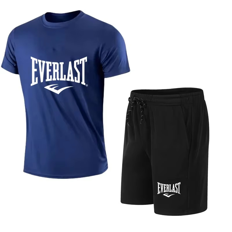 EVERLAST Men's T-shirt + Short - Summer Clothing For Young Men review and price