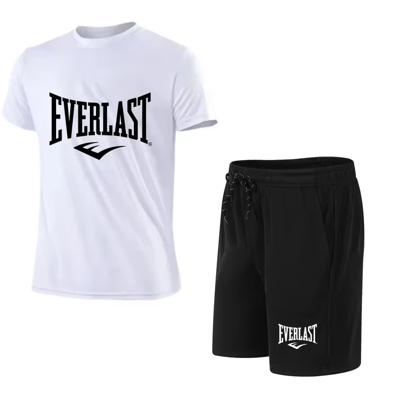 EVERLAST Men's T-shirt + Short - Summer Clothing For Young Men review and price