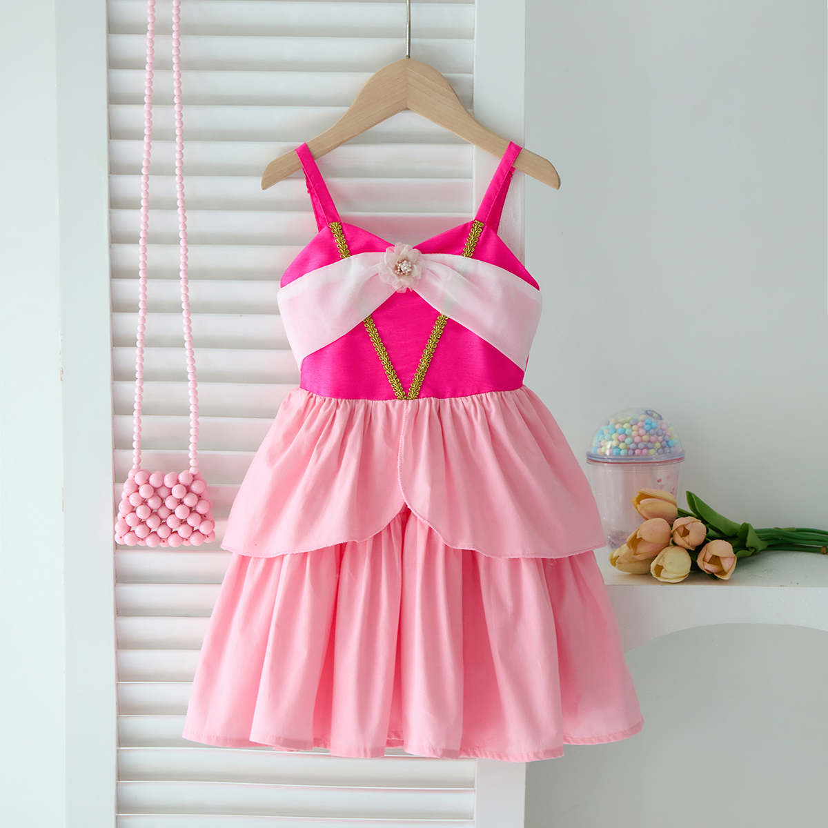 Kids Girl Rose Dress Summer Sl - Summer Rose Clothing review and price