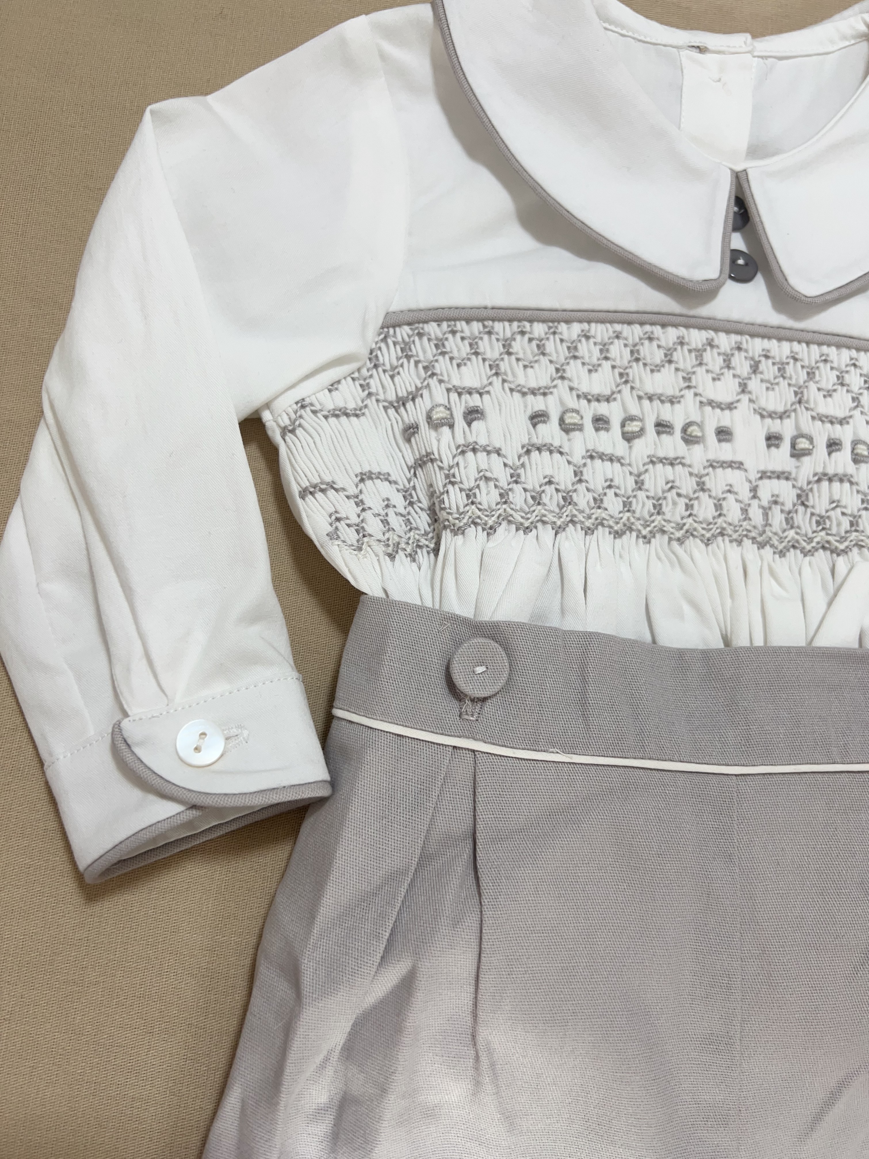 Spanish Baby Boy Hand-Smocked  - Summer Clothing In Spanish review and price