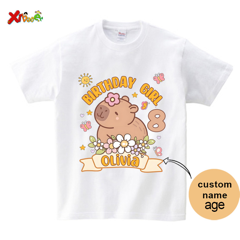 Custom Capybara Birthday Girl  - Summer Clothing Europe review and price