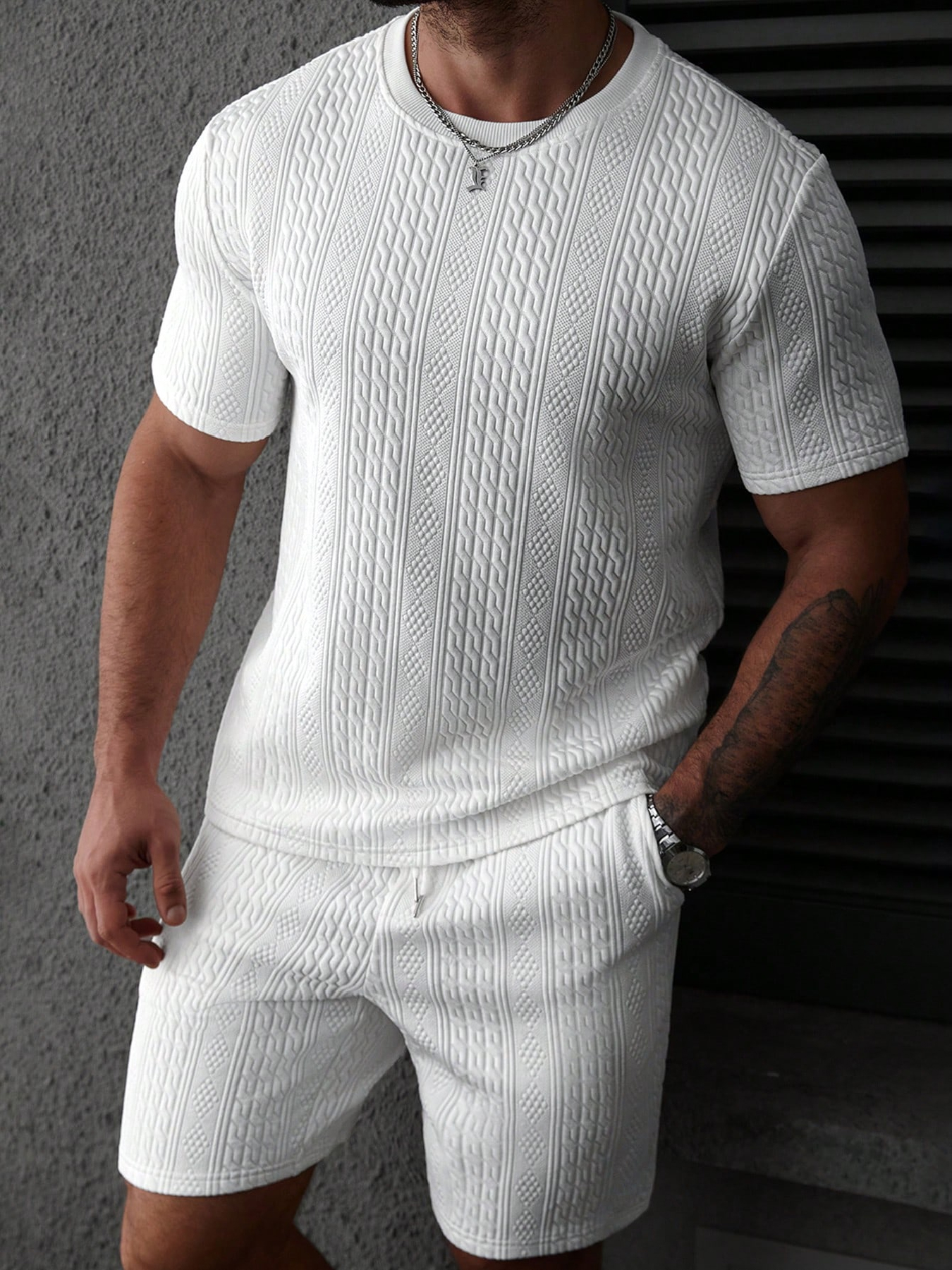 Casual men's polo shirt set, s - Summer Clothing Trends review and price