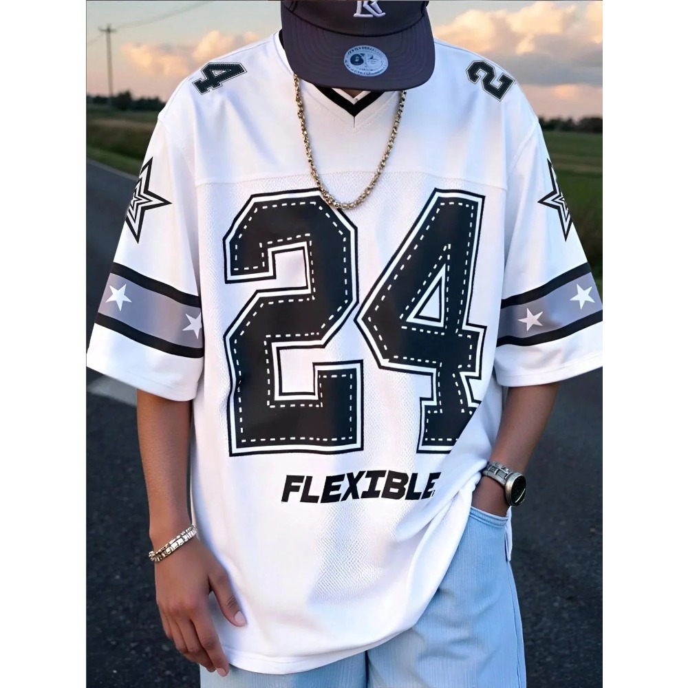 2026 Summer New Men's V-Neck T - Summer Clothing Trends review and price