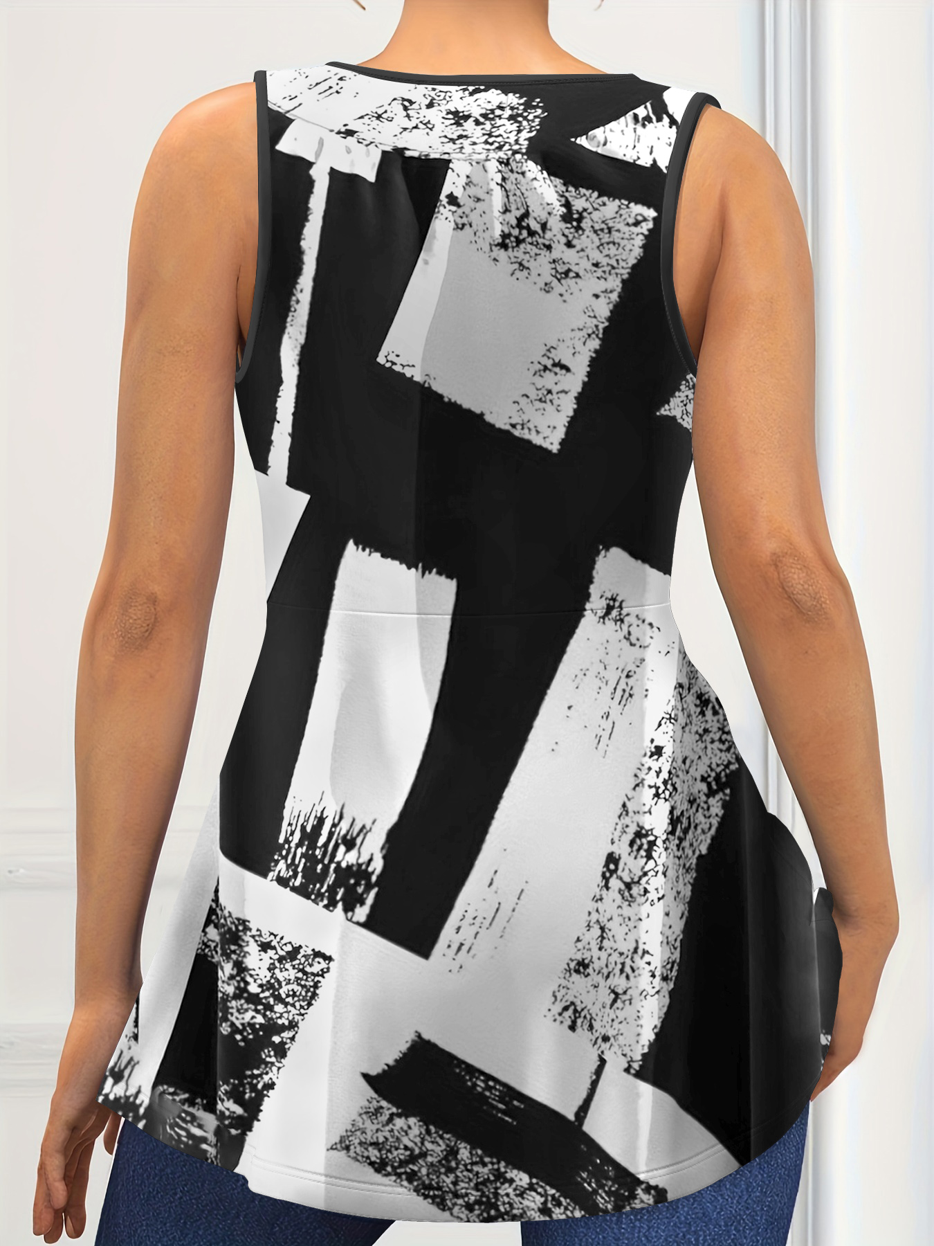 Women's Plus Size Tank Top Col - Halter Neck Top review and price