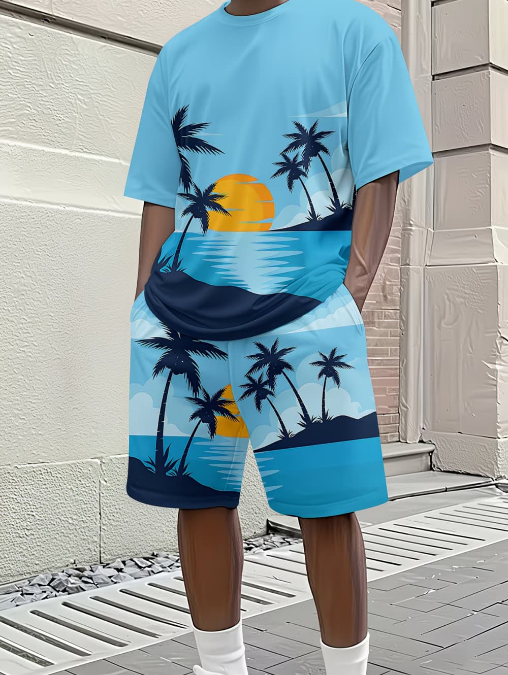 2026 Men's 2 Piece Set Hawaiia - Summer Clothing For Young Men review and price