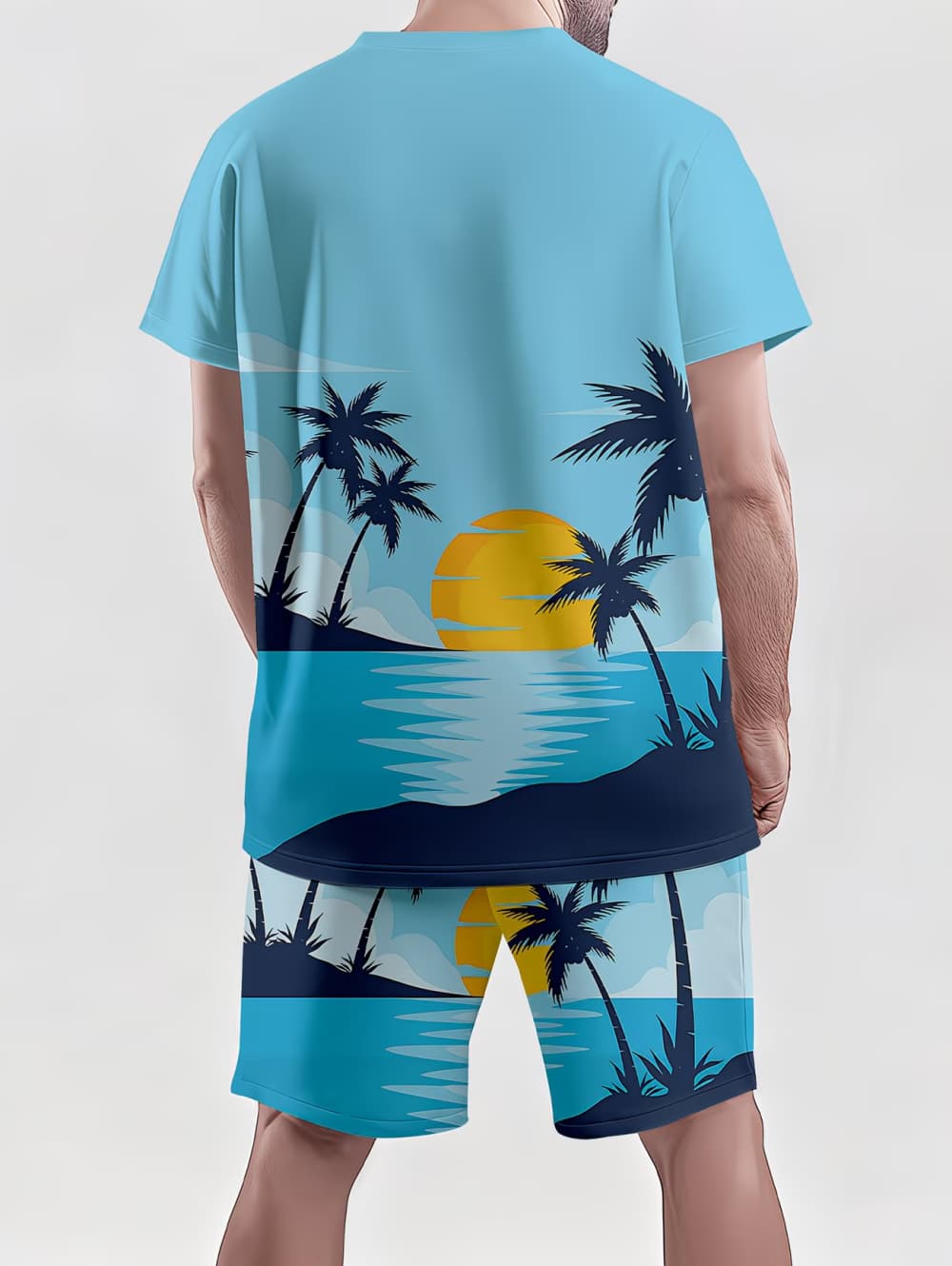 2026 Men's 2 Piece Set Hawaiia - Summer Clothing For Young Men review and price