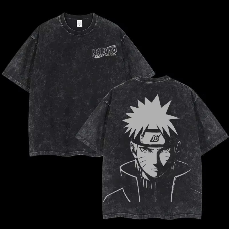 2026 summer Naruto Oversized T - Japanese Summer Clothing Men review and price