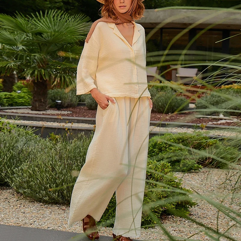 Muslin 100% Cotton Gauze Pants - Summer Gauze Clothing review and price
