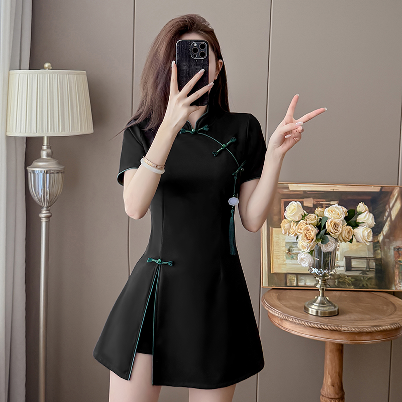 2026 New Chinese Style Black T - Summer Clothing Women Sale review and price