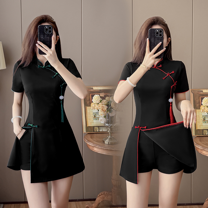 2026 New Chinese Style Black T - Summer Clothing Women Sale review and price