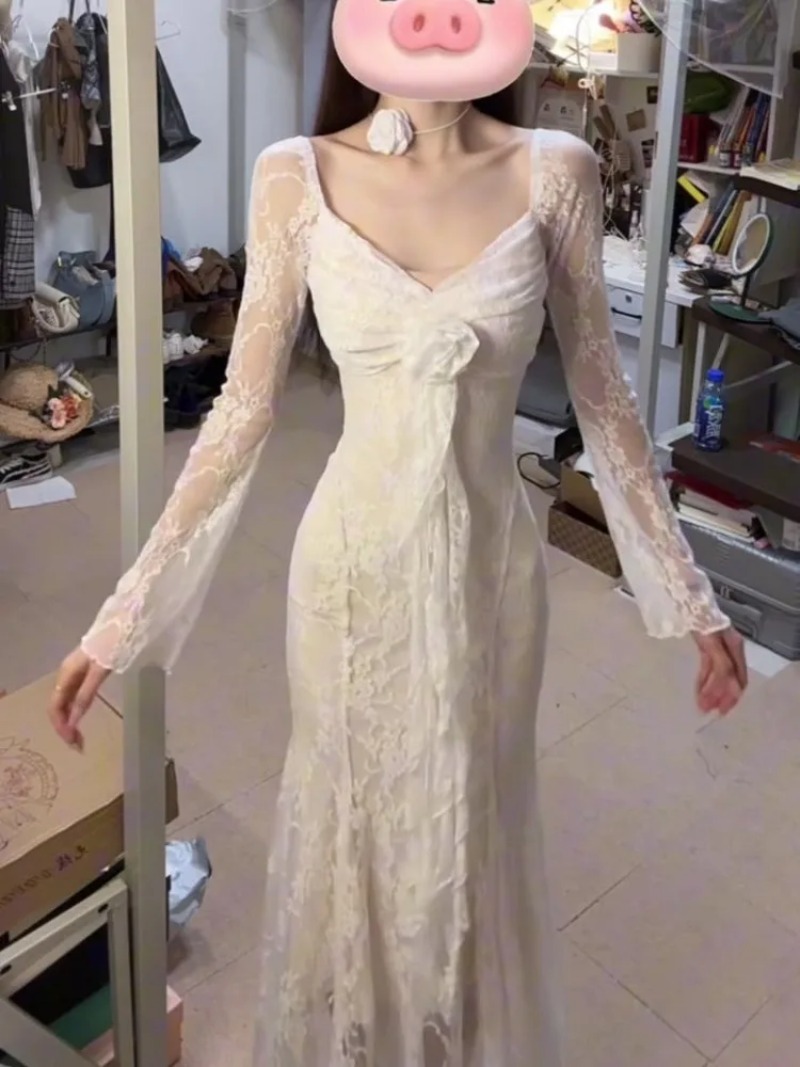 2025 New Summer Rose Ribbon V- - Summer Rose Clothing review and price