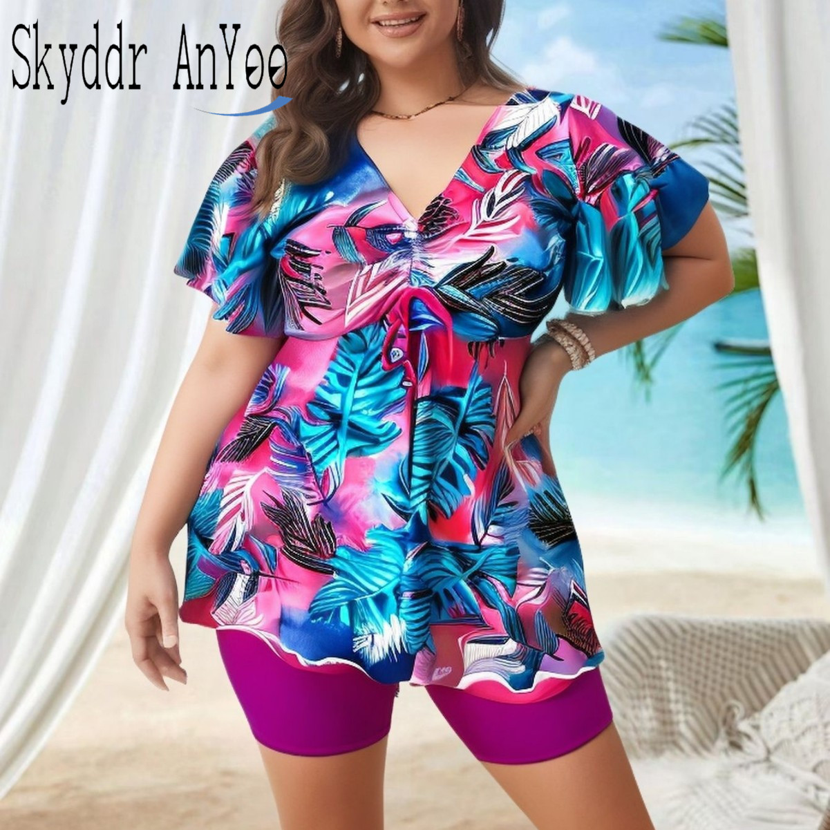 Women's Plus Size Tankini Swim - Summer Upf Clothing review and price