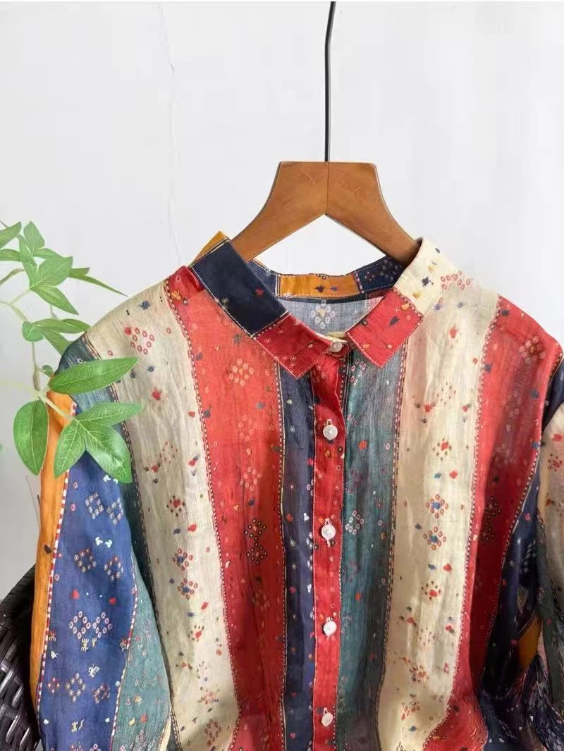 Bohemian 100% Ramie Shirts and - Summer Clothing For Japan review and price