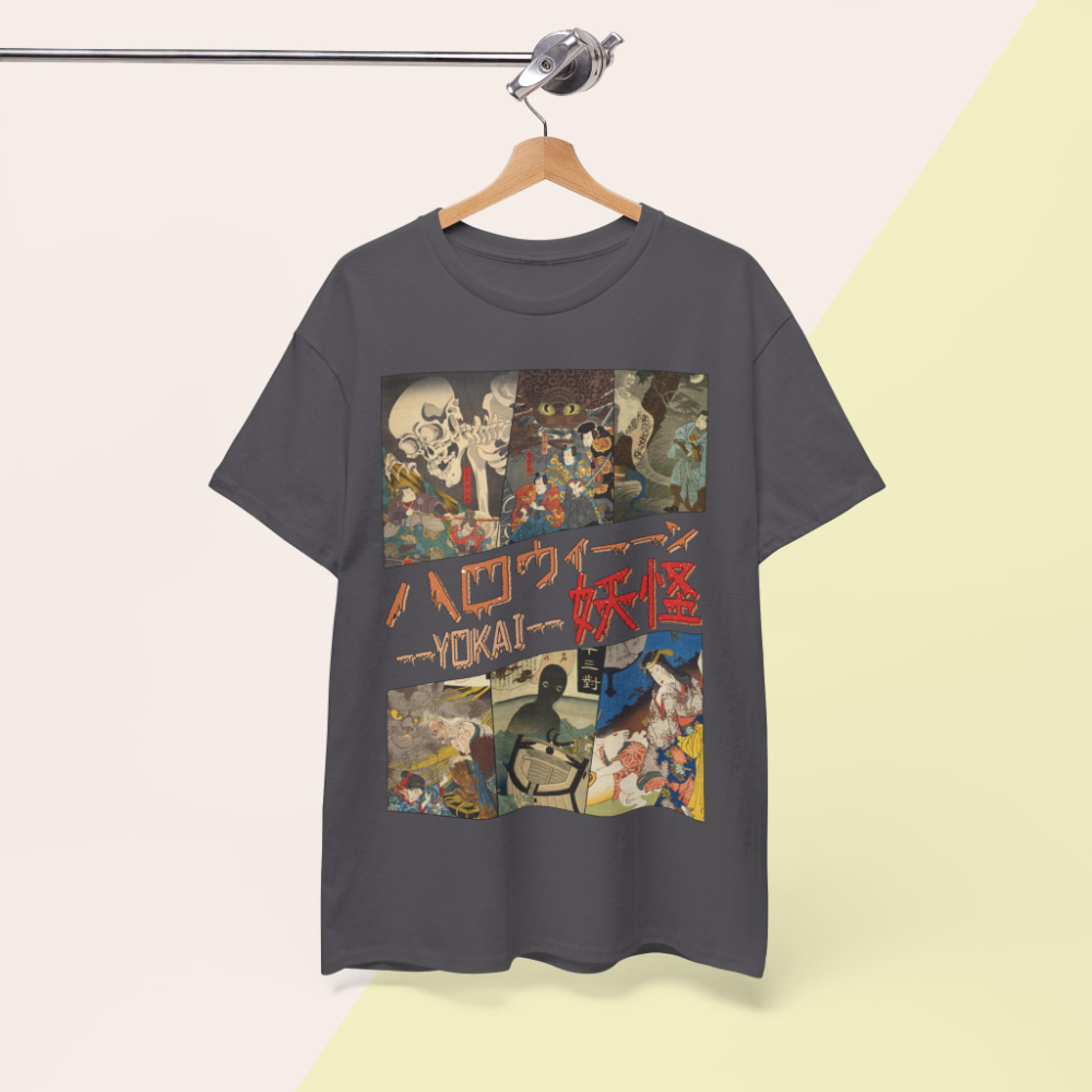 Vintage Yokai T-Shirt Utagawa  - Summer Goth Clothing review and price