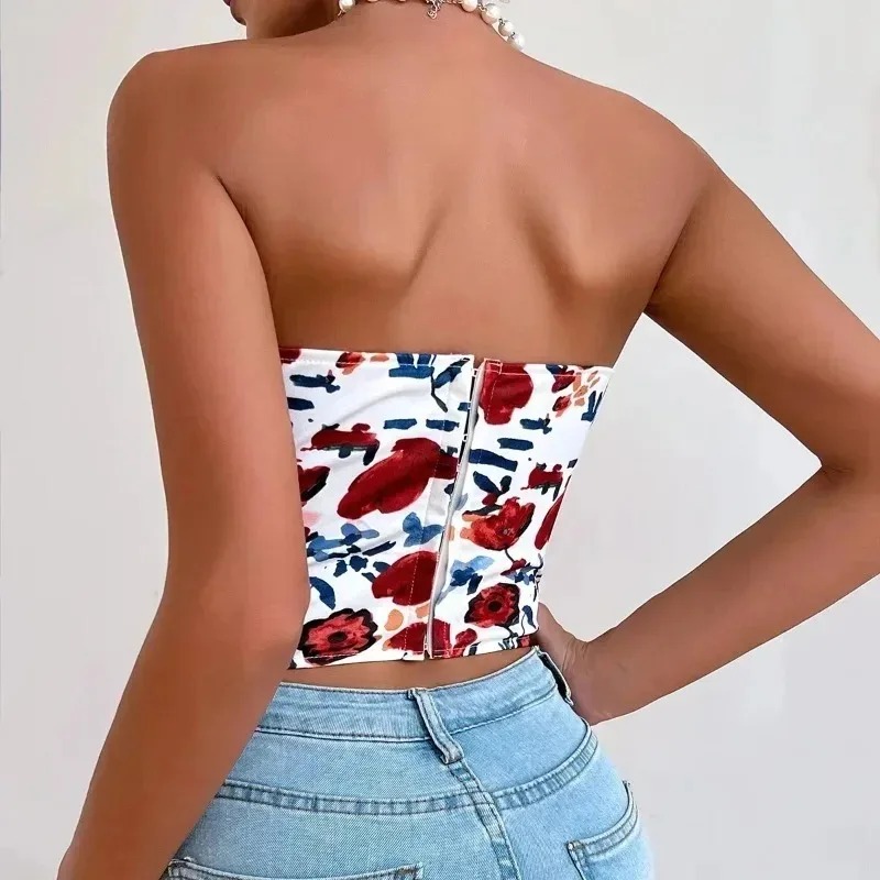Summer Y2K Red Rose Sleeveless - Summer Rose Clothing review and price