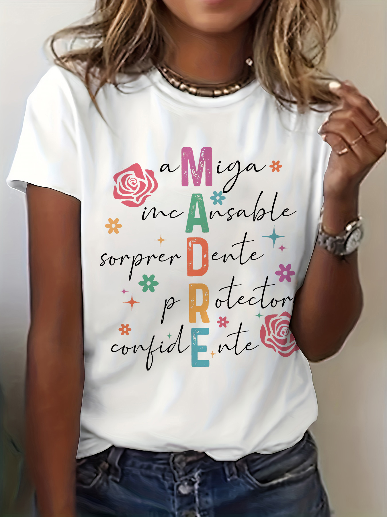 Madre Spanish Mother Graphic P - Summer Clothing In Spanish review and price