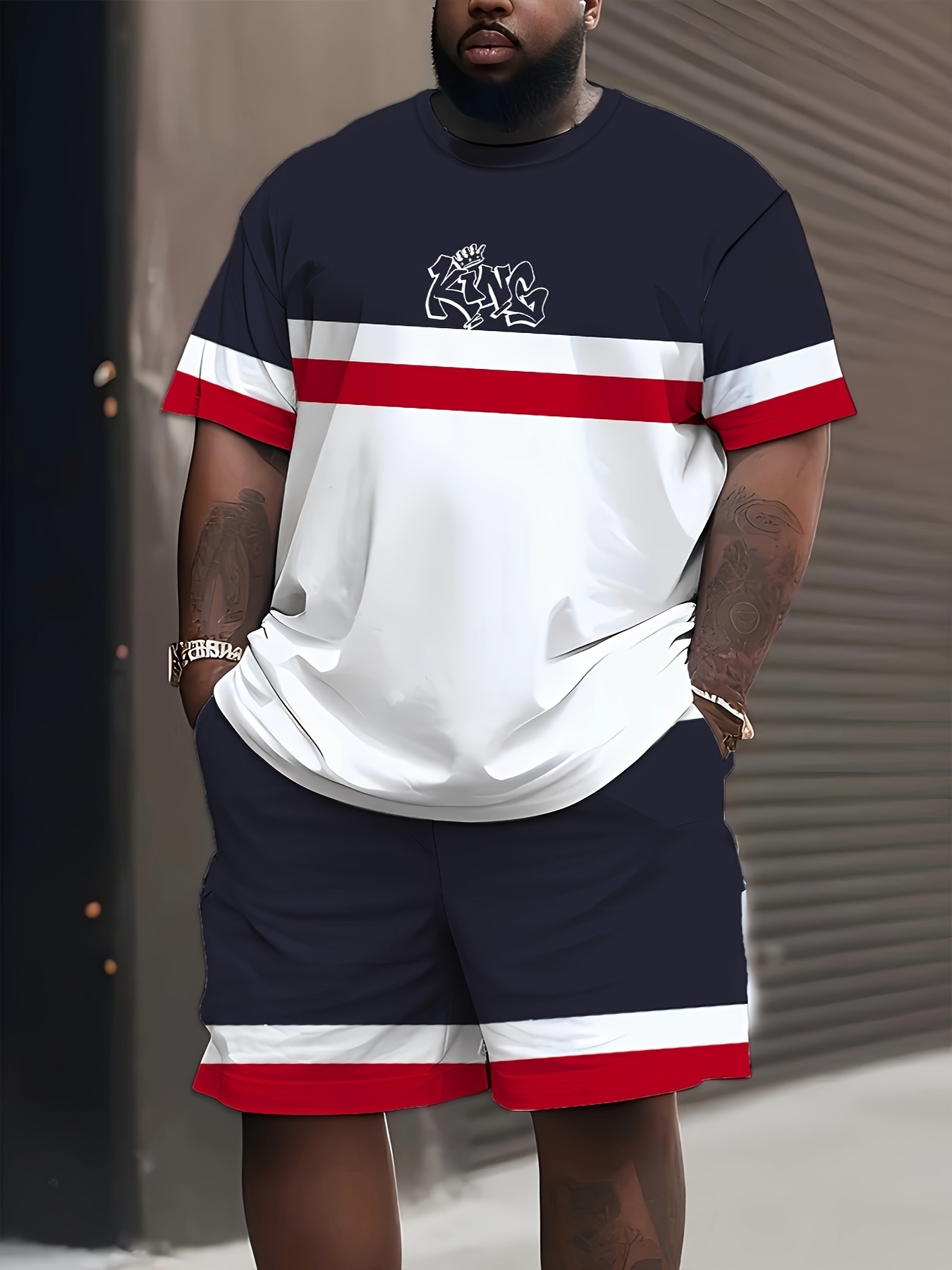 New Plus Size Men's T-shirt An - Summer Clothing Men Fashion review and price